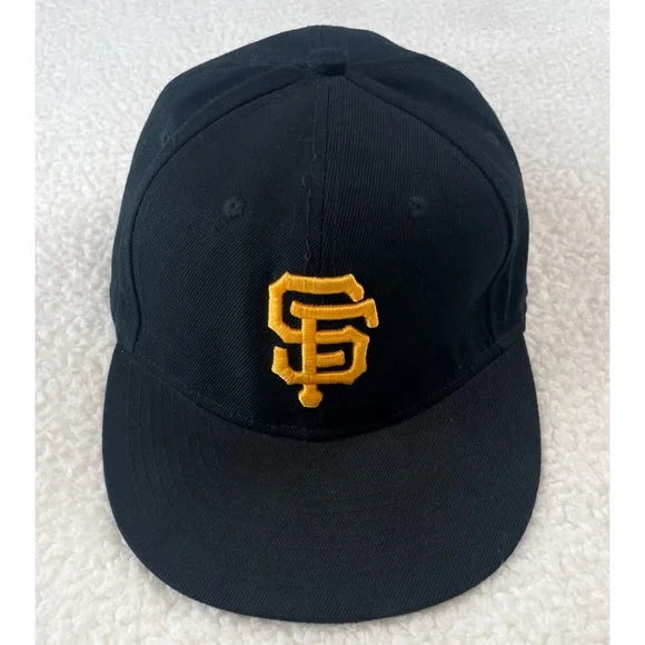 NEW ERA • Black/Golden Orange SF Giants MLB Classic Baseball Hat - Picture 2 of 15